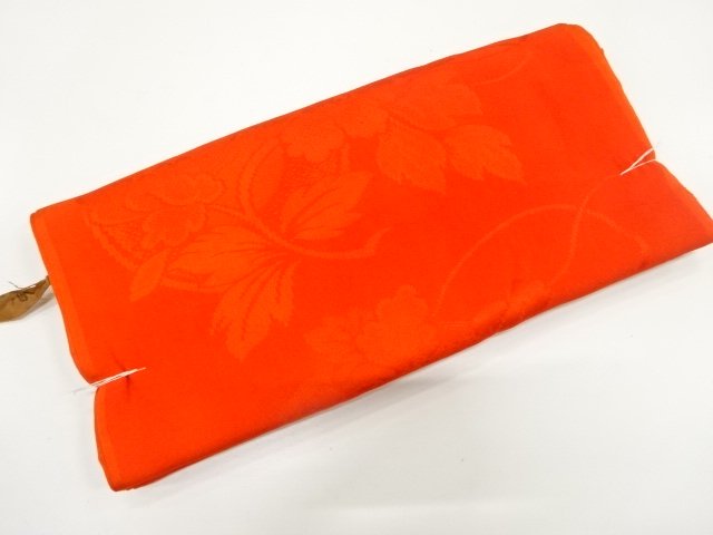 JAPANESE KIMONO / ANTIQUE MON KINSHA FLOWER PATTERN WOVEN A DRUM JUBAN